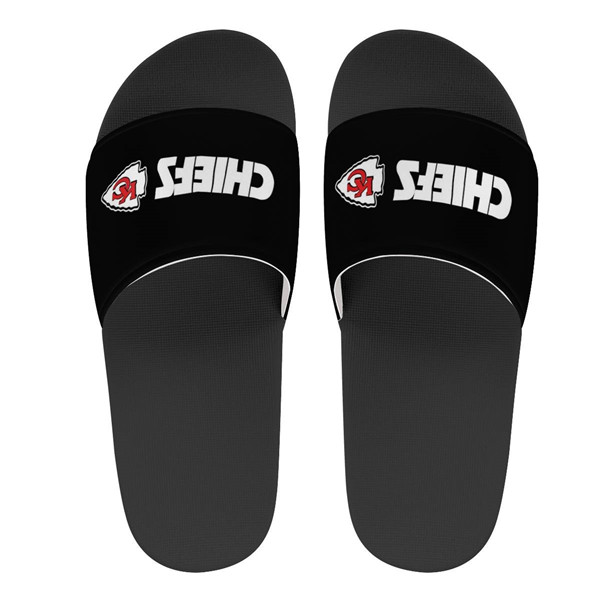 Youth Kansas City Chiefs Flip Flops 001 - Click Image to Close